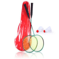 欧伦萨 户外运动儿童羽毛球拍2支双拍套装3-12岁户外亲子体育健身运动