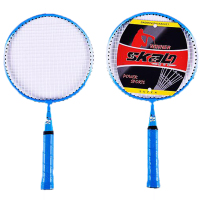 欧伦萨 户外运动初学宝宝儿童羽毛球拍3-12岁轻小学生小孩双拍2支装