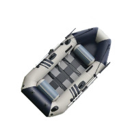 欧伦萨 加厚三人夹网船 皮划艇 漂流船 钓鱼船带鱼竿插座9085