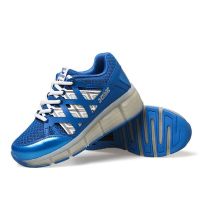 欧伦萨 户外体育用品轮滑滑板单轮成年自动款轮子春单轮后跟鞋底带轮子暴走鞋带灯LED发光鞋男女儿童