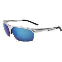 欧伦萨 运动户外骑行装备男款驾驶眼镜8550铝镁合金偏光太阳镜炫彩反光运动骑行镜开车