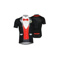 运动户外速干衣裤西装图案转印短袖上衣夏季透气Q22