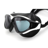 欧伦萨 防水大镜框 电镀平光游泳眼镜面罩舒适密封防雾