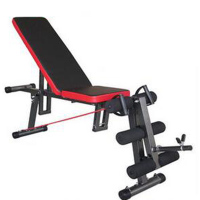 欧伦萨 户外运动多功能哑铃凳家用健腹器健身器材仰卧板可折叠健身椅室内仰卧起坐8962