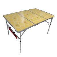 欧伦萨 运动户外便携桌椅床手提箱式烧烤桌户外烧烤桌 烧烤折叠桌 1301