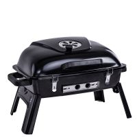 欧伦萨 户外装备野餐烧烤木炭烧烤炉可调节风力野外烤煎两用烧烤架户外家用折叠搪瓷日式烧烤架