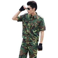 欧伦萨 户外运动户外短袖迷彩服夏季套装男短袖特种兵作训服军训服工作服军装