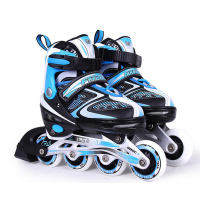 欧伦萨 户外运动轮滑鞋溜冰鞋儿童全套装直排轮滑冰鞋儿童男女闪光可调小孩旱冰鞋