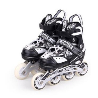 欧伦萨 户外运动溜冰鞋儿童全套装轮滑鞋旱冰滑冰鞋男女可调闪光直排轮