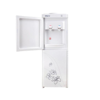 欧伦萨 家用办公饮水机立式冰热冷热温热家用钢化双门制冷制热3896