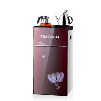 欧伦萨 储物柜茶吧机家用办公立式饮水机烧开水机养泡茶双层双开门