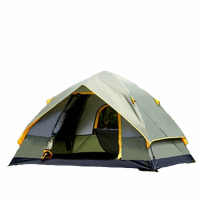 自动帐篷防雨户外野营双层2-4人救灾速开帐篷