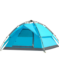 液压自动帐篷 3-4人自动帐篷 户外帐篷 野营帐篷 旅游登山帐篷