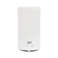 欧伦萨 白色小圆柱加湿器小圆柱触摸七彩LED家用出口加湿电商