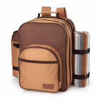 双肩俩人四人野餐包餐具包户外便携野餐装备