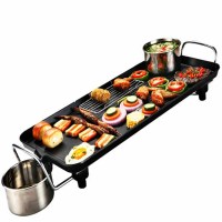 电烤盘多功能烧烤炉 家用不粘电烤炉 无烟烤肉机 板烧烤