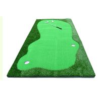 户外运动室内高尔夫 果岭练习器 推杆练习器 迷你练习毯 人造草坪