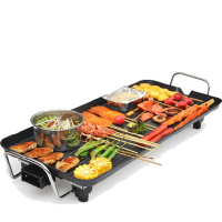 欧伦萨 韩式电烤盘 家用不粘烧烤盘 方形烧烤炉烤盘41LRW