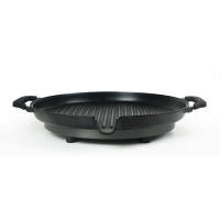 欧伦萨 圆形家用商用电烤盘无烟韩式不粘烤肉锅 铁板烧牛排CJ1PO