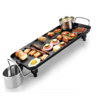 欧伦萨 韩式电烧烤炉 家用室内电烤炉 无烟不粘烤盘烤串用电烤肉机6Z4LA