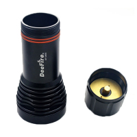 户外运动水下摄影拍照潜水手电筒Led 红光白光 防潜水手电筒套装