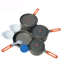 户外便携野营炉具套锅户外套锅(3-5人)户外餐具