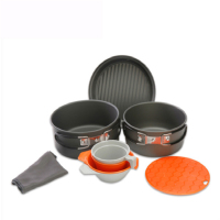 套锅 运动户外野营用品 2-3人炊具套装