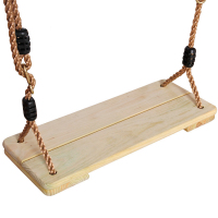 中号松木两板秋千 户外室内木质秋千
