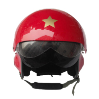 户外运动玻璃钢飞行员头盔 户外骑行摩托车头盔护具 运动滑雪安全防护