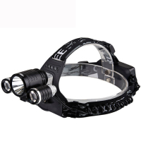 自行车灯头灯 三核心 多功能组合矿灯 LED头灯