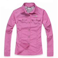 户外旅游休闲速干衣 衬衣 衬衫短袖 可拆卸 透气女款