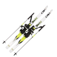 欧伦萨 户外运动塑料滑雪板 双板 儿童滑雪板 环保材料 耐寒耐磨D7E98