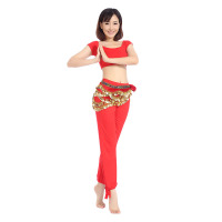欧伦萨 女肚皮舞服装瑜伽练习服加大码表演出服套装J9121