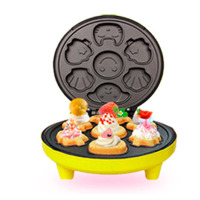 欧伦萨 全自动迷你蛋糕机多功能家用卡通电饼铛面包机煎烤机