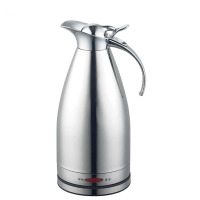 欧伦萨 不锈钢快速电热水壶双层耐烫保温电水壶