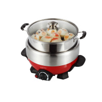 欧伦萨 4L电火锅韩式多功能电热锅不锈钢分体电热锅电煎锅