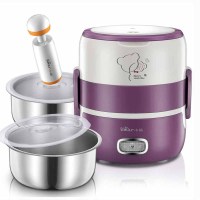 欧伦萨 小熊电热饭盒 蒸煮饭盒 不锈钢内胆