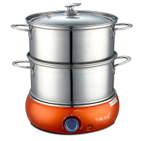 欧伦萨 家用方便携带双层煮蛋器不锈钢蒸蛋器煮蛋机7336