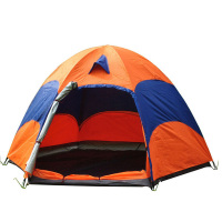欧伦萨 双层六角帐篷5-8人野营蒙古包 户外露营 四季通用370BN
