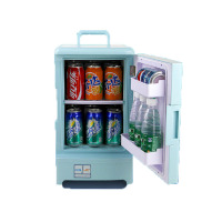 欧伦萨 15L车载冰箱冷暖迷你冰箱家用小型学生宿舍便携两用小冰箱8321