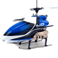 欧伦萨 耐摔遥控直升机无人飞机模型合金3.5通电动航空模型儿童玩具9Z15J