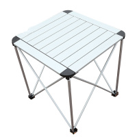 欧伦萨 户外折叠桌 轻便携铝合金烧烤桌 野营野餐桌野外宣传桌51P12
