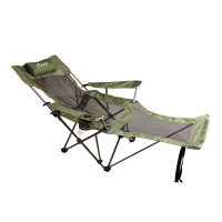 欧伦萨 悠度户外野营专用折叠床便携单人床牛津布加网纱午休躺椅F559K