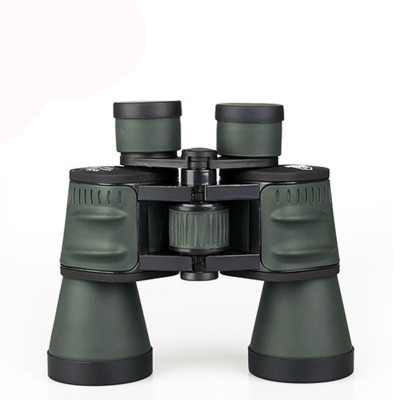 欧伦萨 耐滑通用10*50户外耐滑双目望远镜包胶长双筒绿膜望远镜CY00T