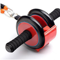 欧伦萨 双轮静音健腹轮腹肌轮运动健身器材家用俯卧撑轮健腹轮轴承健身23144