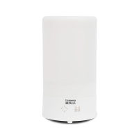 欧伦萨 白色小圆柱加湿器小圆柱触摸声波七彩LED家用加湿6KT9G