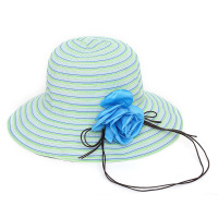 欧伦萨 户外运动棉麻女士帽子渔夫帽遮阳太阳帽圆顶帽2318I