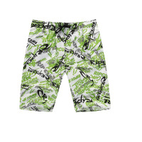 欧伦萨 户外运动夏季男式沙滩工装短裤 休闲绿字母桃皮绒男士沙滩裤
