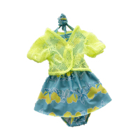 欧伦萨 户外运动可爱甜美儿童连体裙式三件套泳衣儿童泳衣女童泳装Z5880