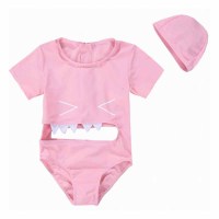 欧伦萨 户外运动2016韩国韩版女童连体游泳衣儿童泳装卡通泳衣0SJD1